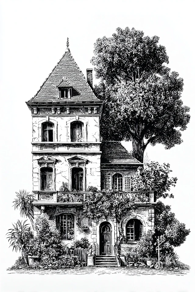 Ink Etched Portrait - Image 6