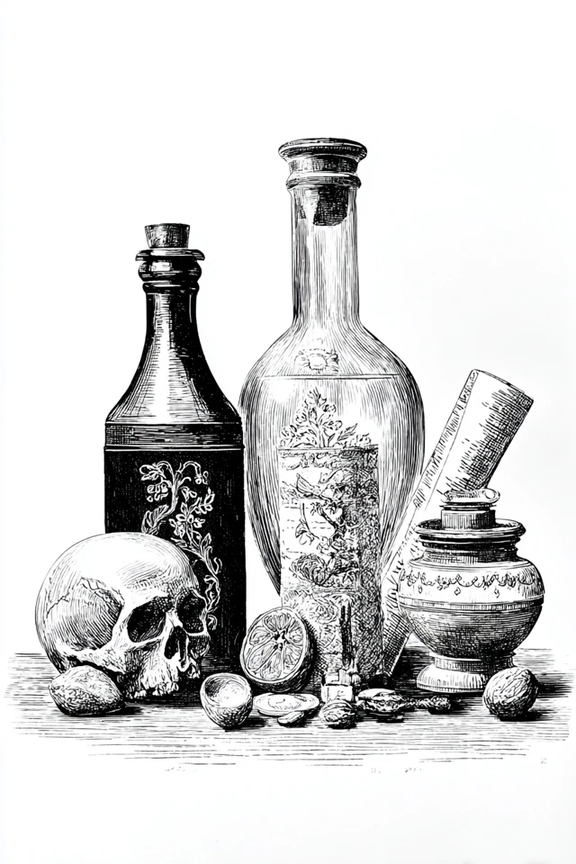 Ink Etched Portrait - Image 3