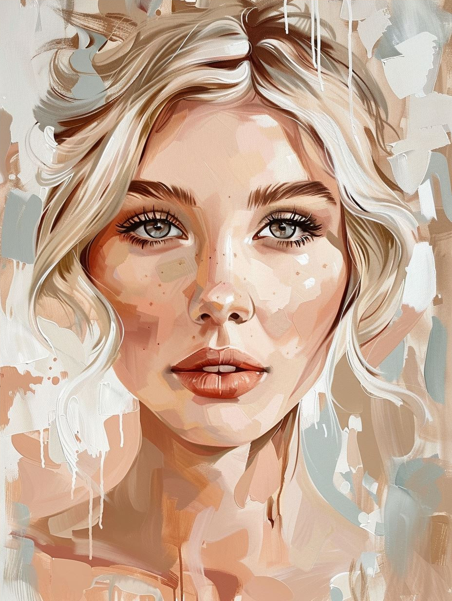 Ethereal Impressionist Female Portraits - Image 4