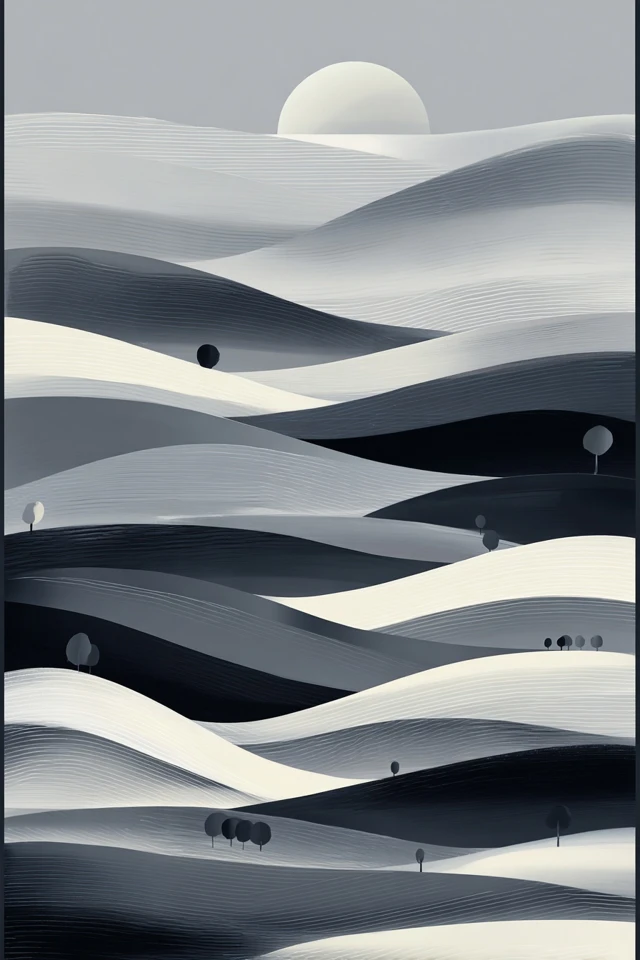Monochrome Fluidity - Image 2