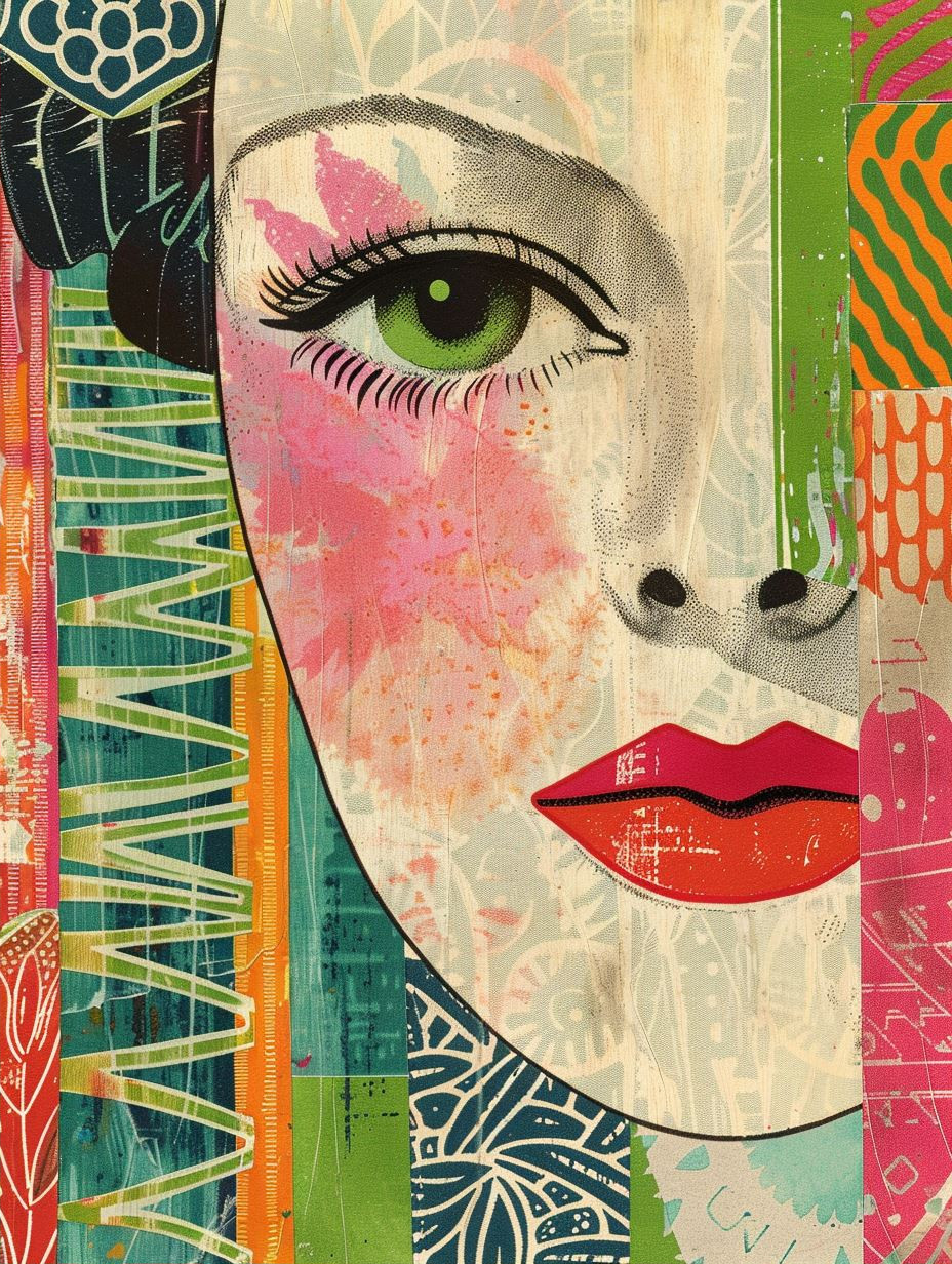 Vibrant Fusion of Art and Beauty - Image 2