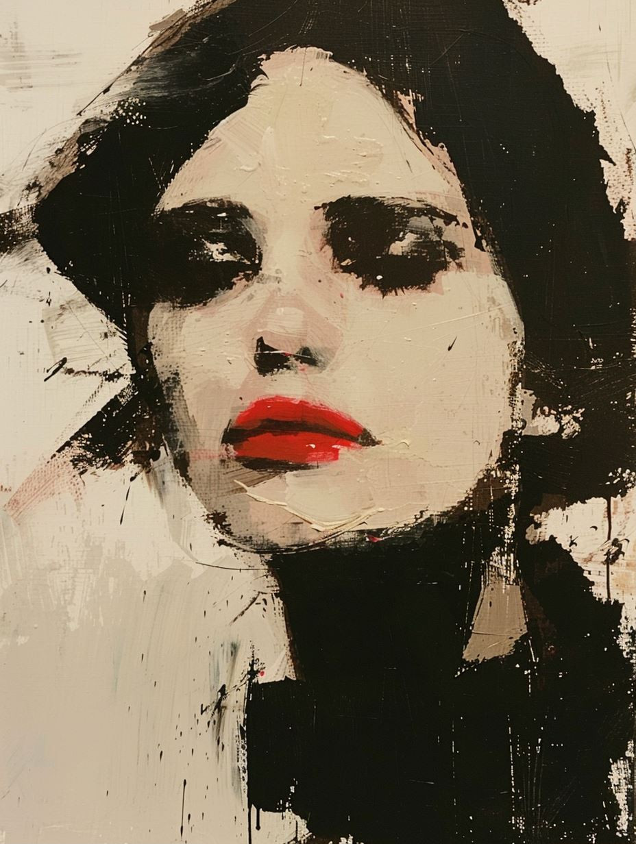 Moody Noir Ink Portraits - Image 1