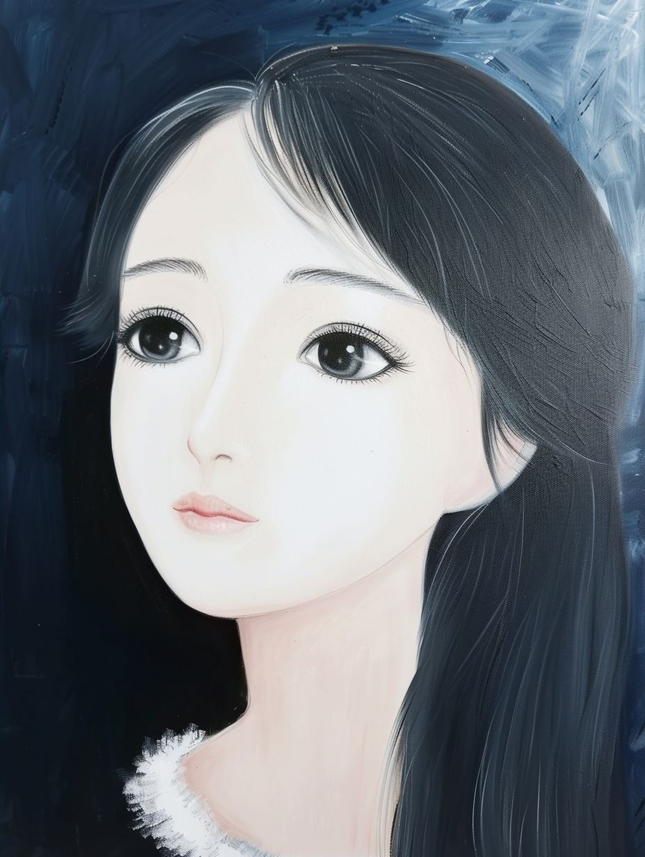 Ethereal Asian Portrait Artistry - Image 4