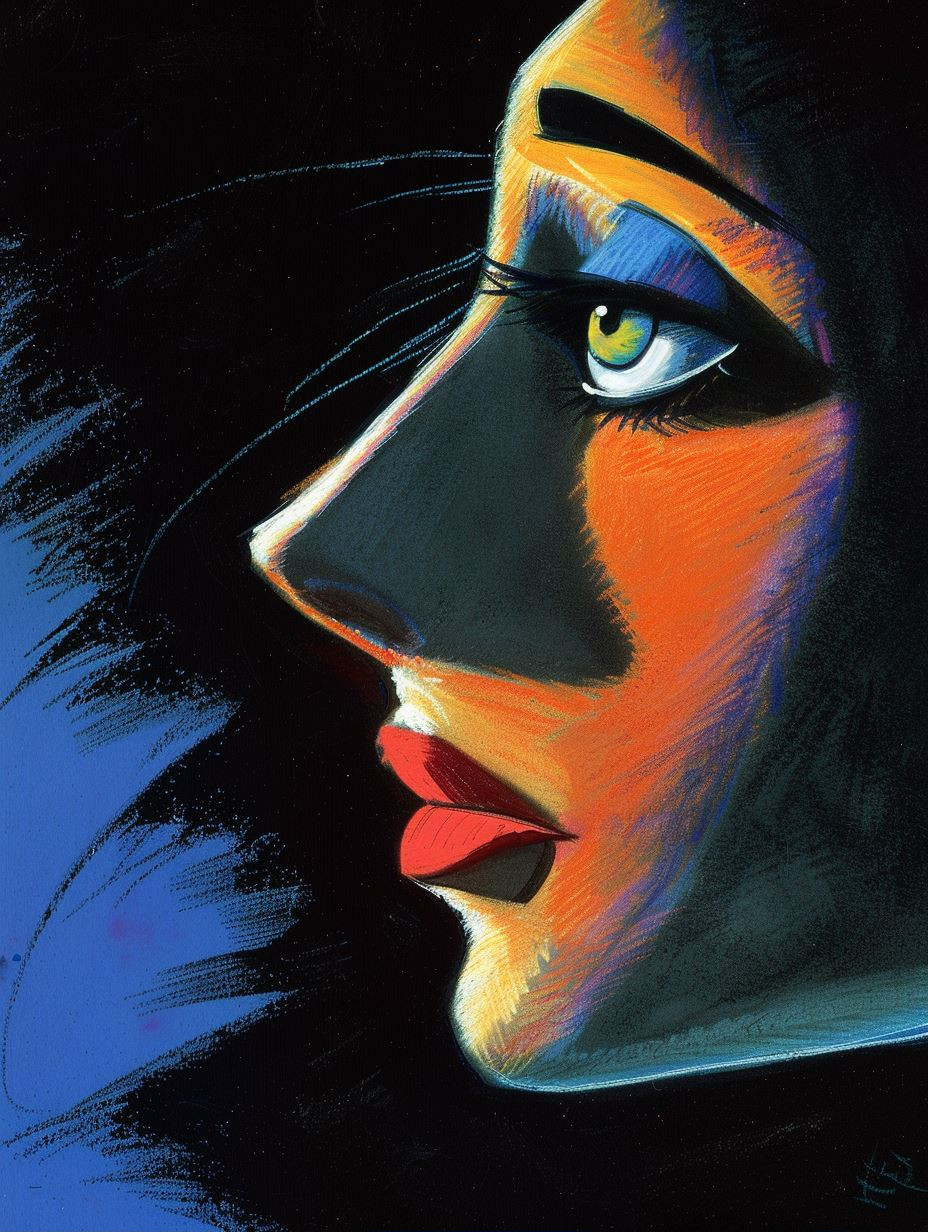 Neon Shadows of a Soul - Image 1