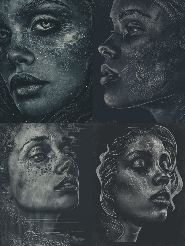 Celestial Etchings of a Goddess