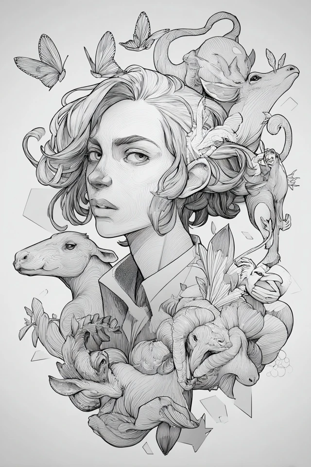 Ethereal Ink Dreamscape - Image 1