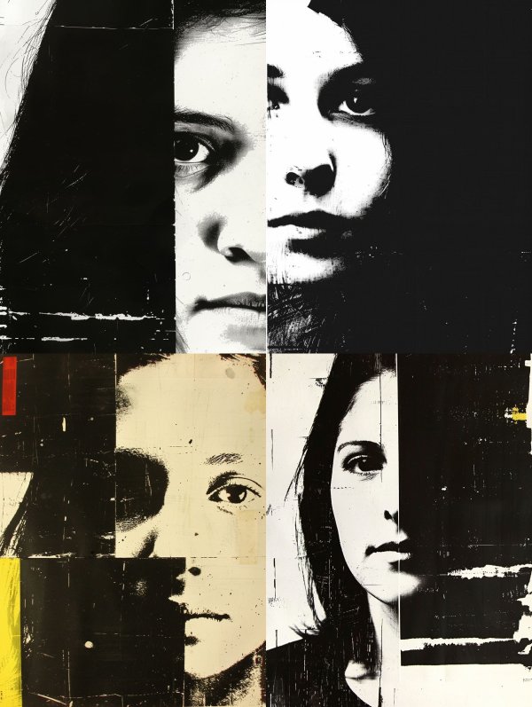 Fragmented Identities in Monochrome