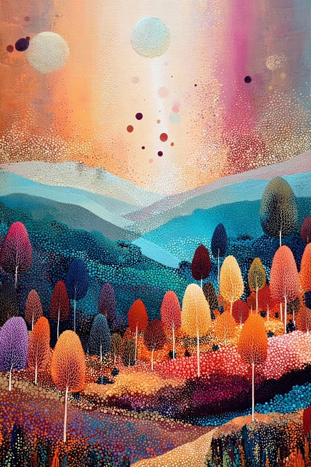 Chromatic Pointillism Dream - Image 2