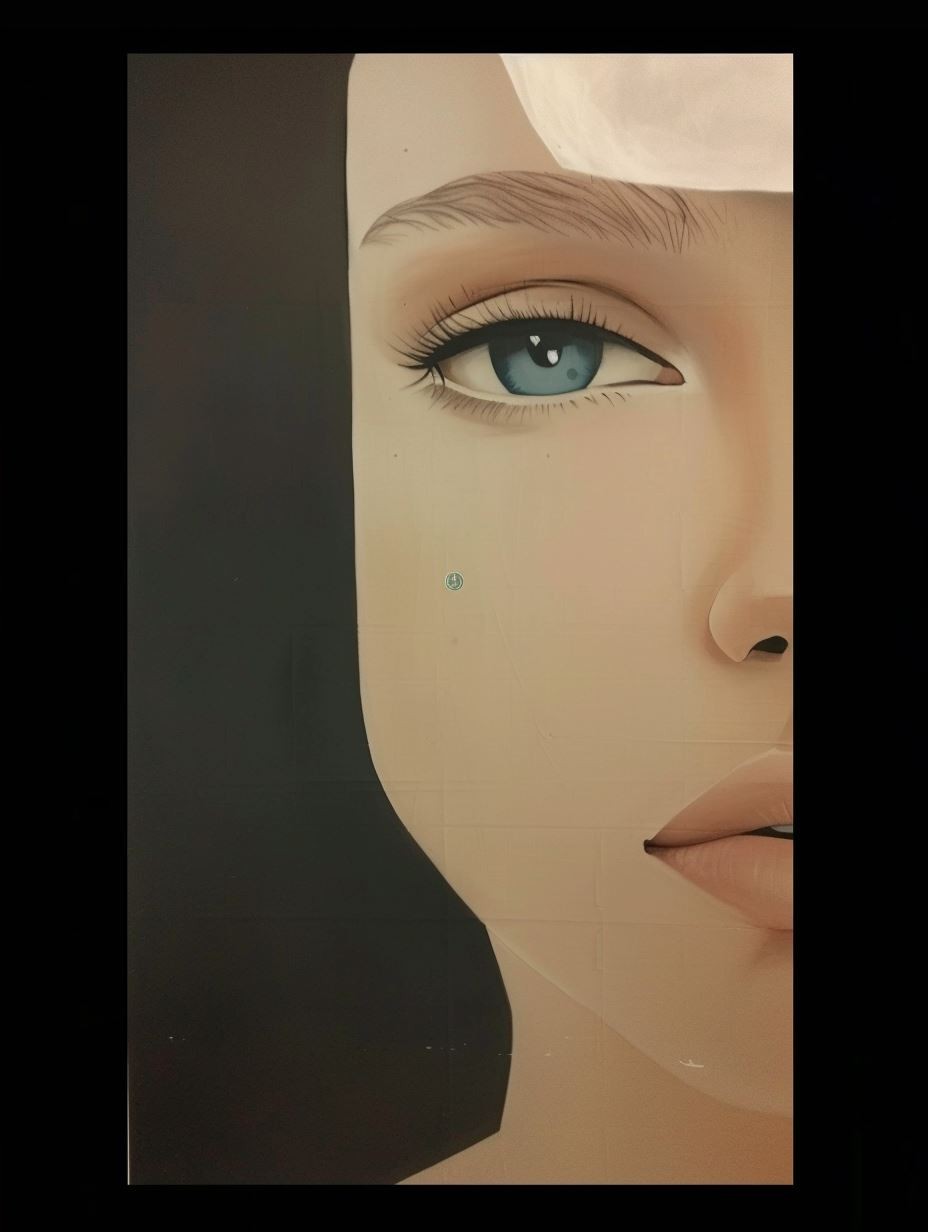 Fragmented Beauty: A Study in Modern Portraiture - Image 2
