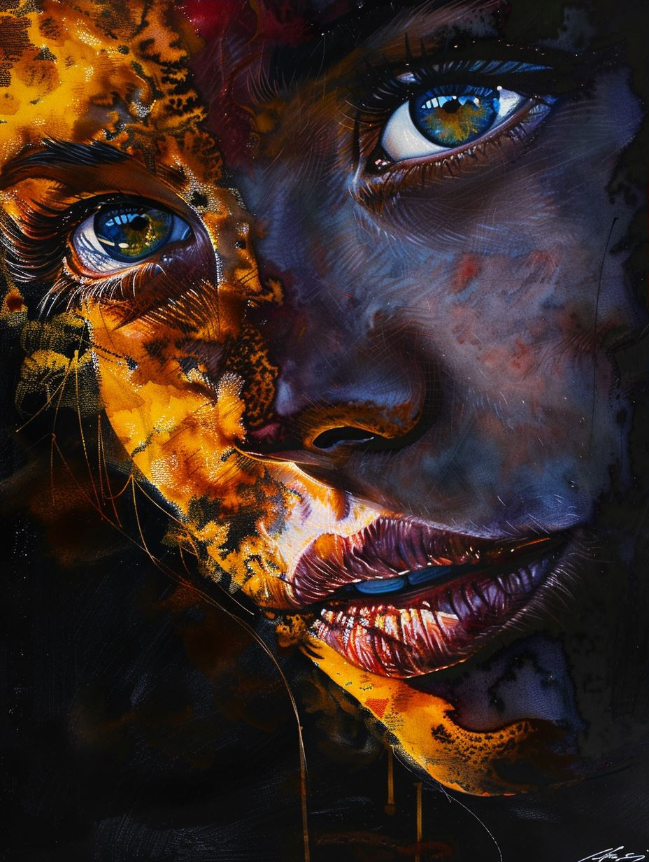 Molten Soul Abstract Portraits - Image 3