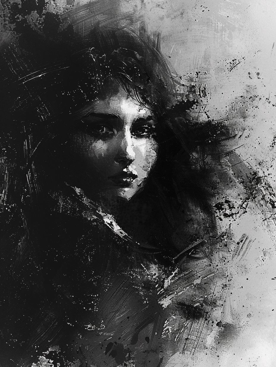 Haunting Shadows of Ethereal Portraits - Image 3