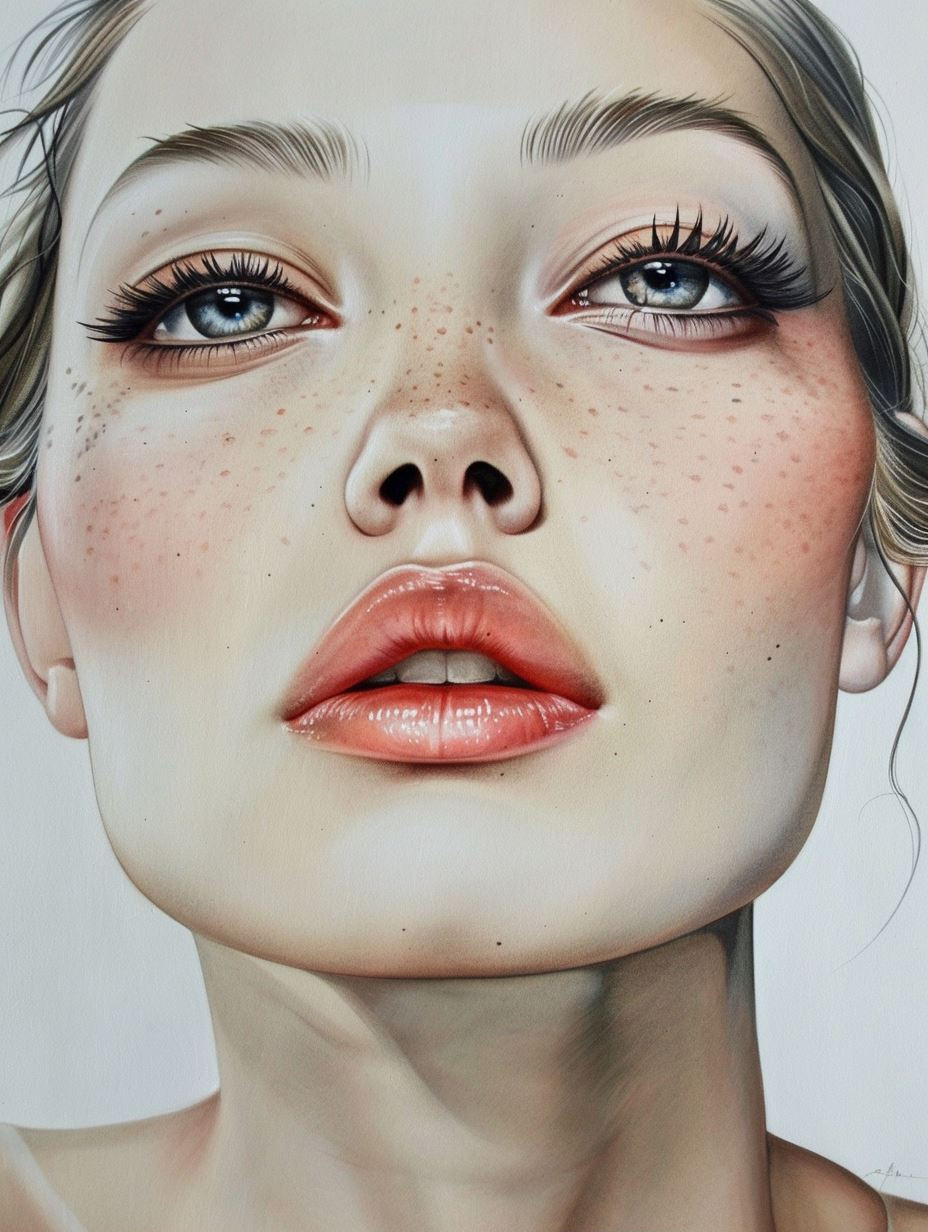 Ethereal Hyper-Realistic Portrait Studies - Image 1