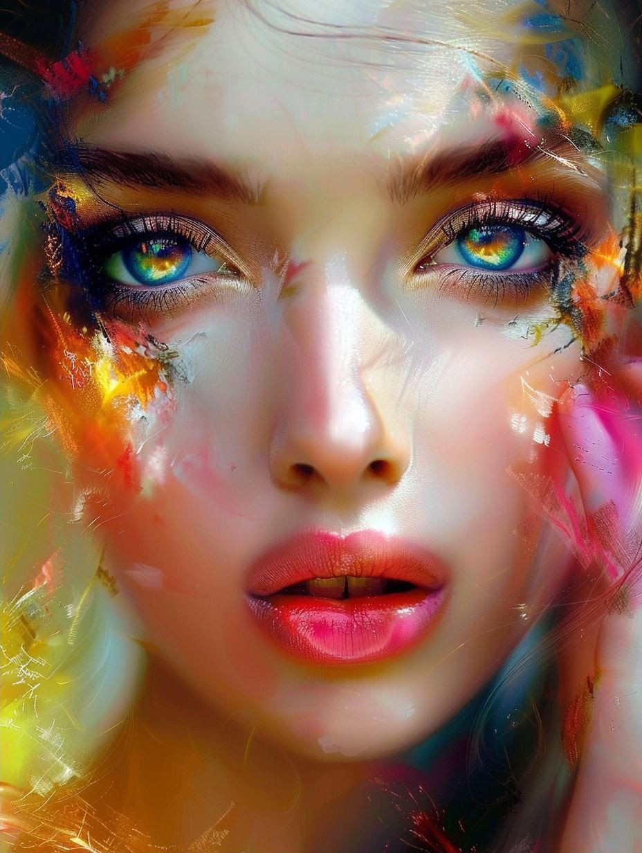 Ethereal Prism Portrait Fusion - Image 2