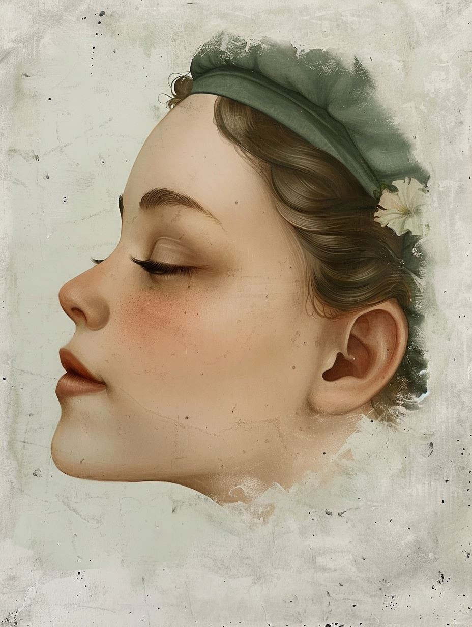 Ethereal Vintage Portrait Studies - Image 1