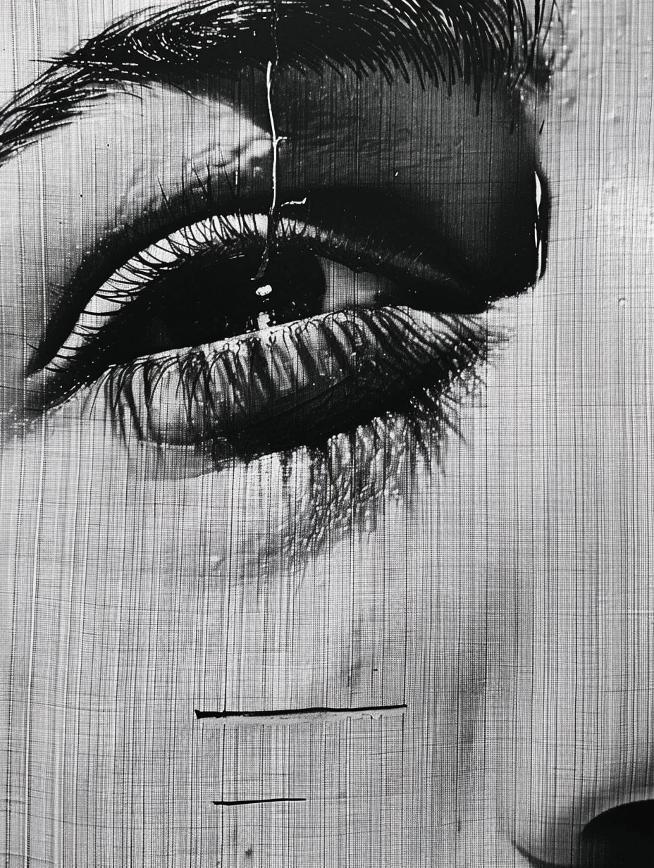 Textured Gaze Through Mesh - Image 3