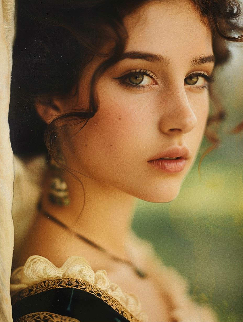 Ethereal Renaissance Portraiture Study - Image 2