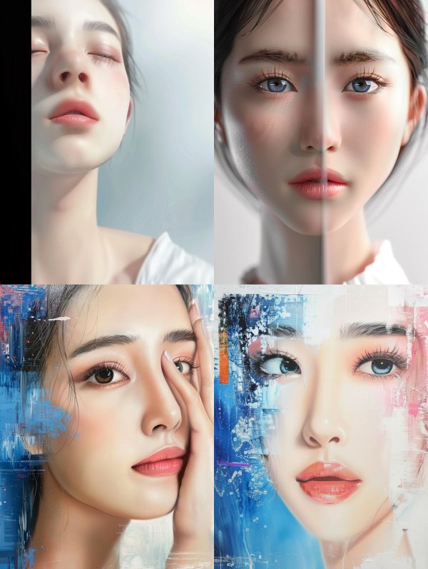 Ethereal Visions of Digital Beauty