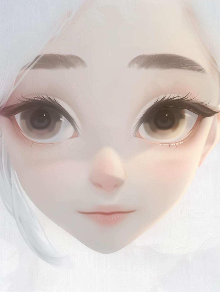Ethereal Digital Portraits of Serene Anime Girls - Image 3