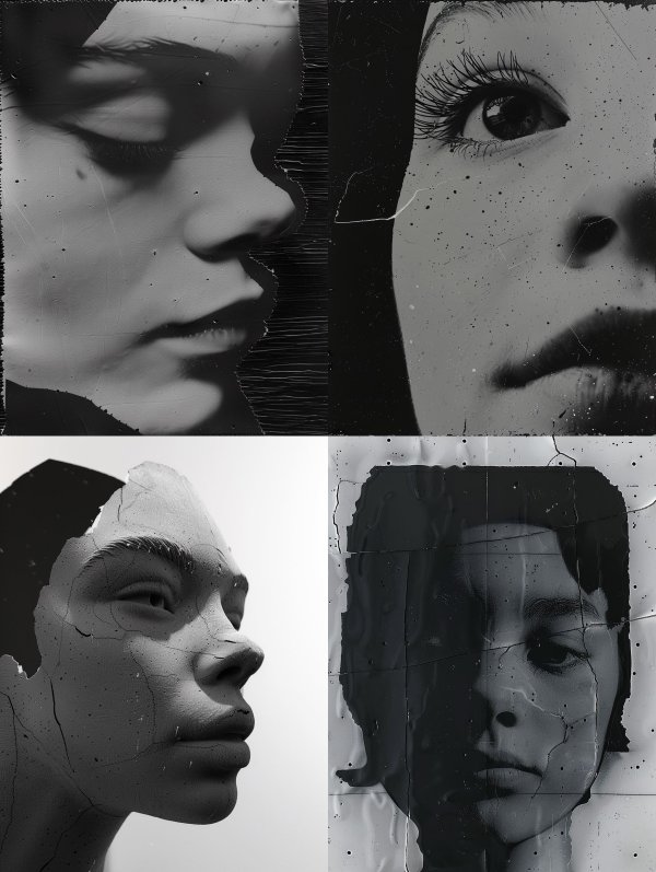 Fragmented Visions in Monochrome