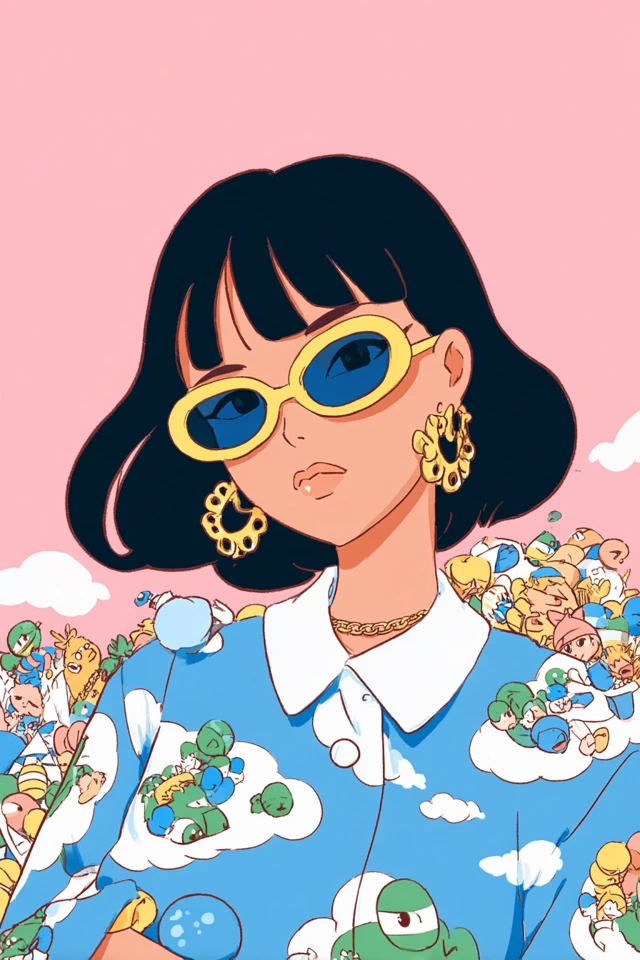 Pop Pastel Dreamscape - Image 1