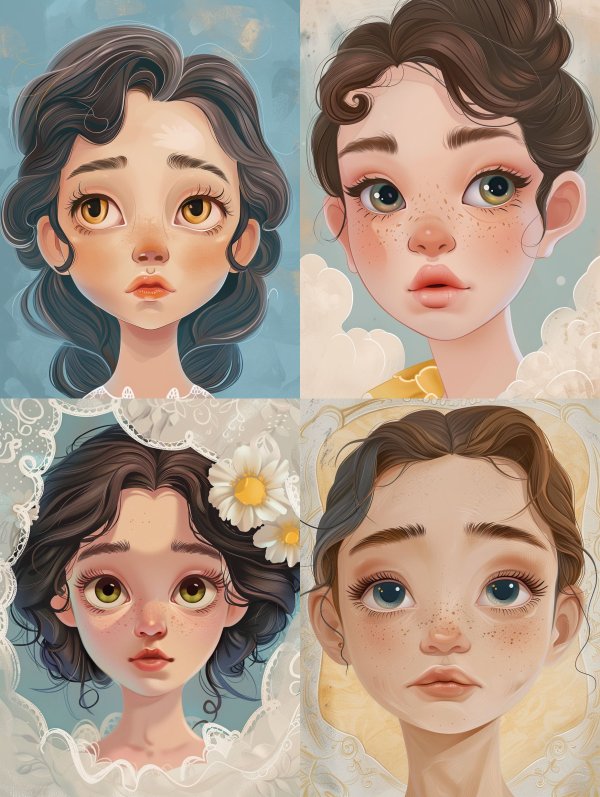 Whimsical Portraits of Dreamy Young Girls