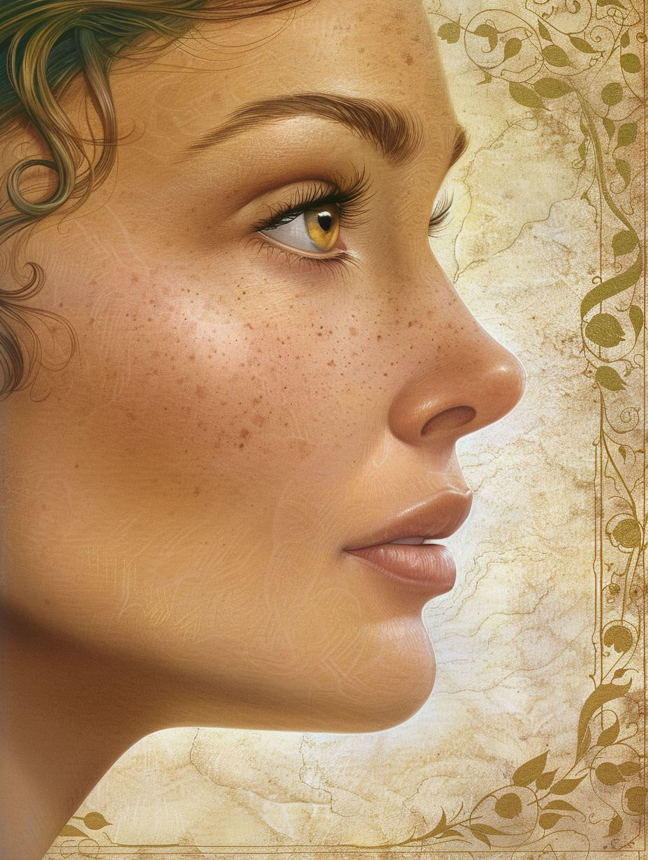 Golden Ethereal Portrait - Image 1