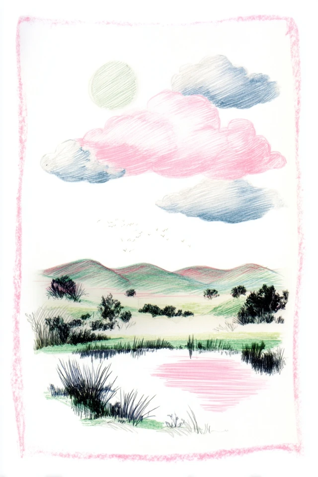Chic Pastel Sketch - Image 2