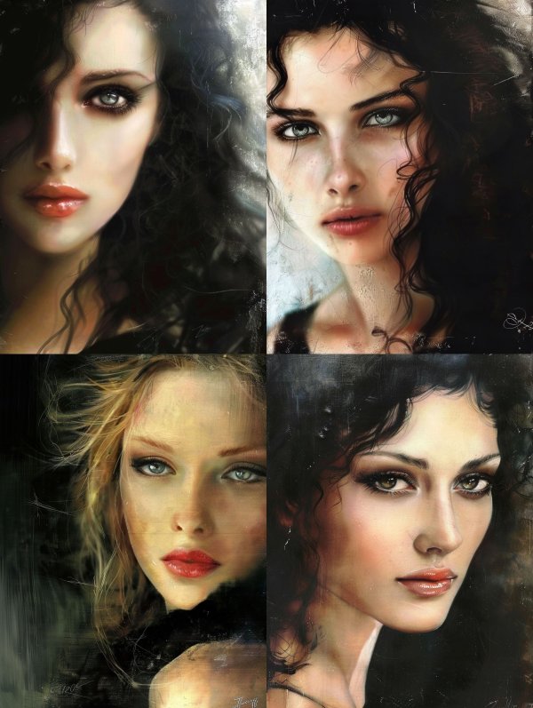 Ethereal Dark Portraiture Study