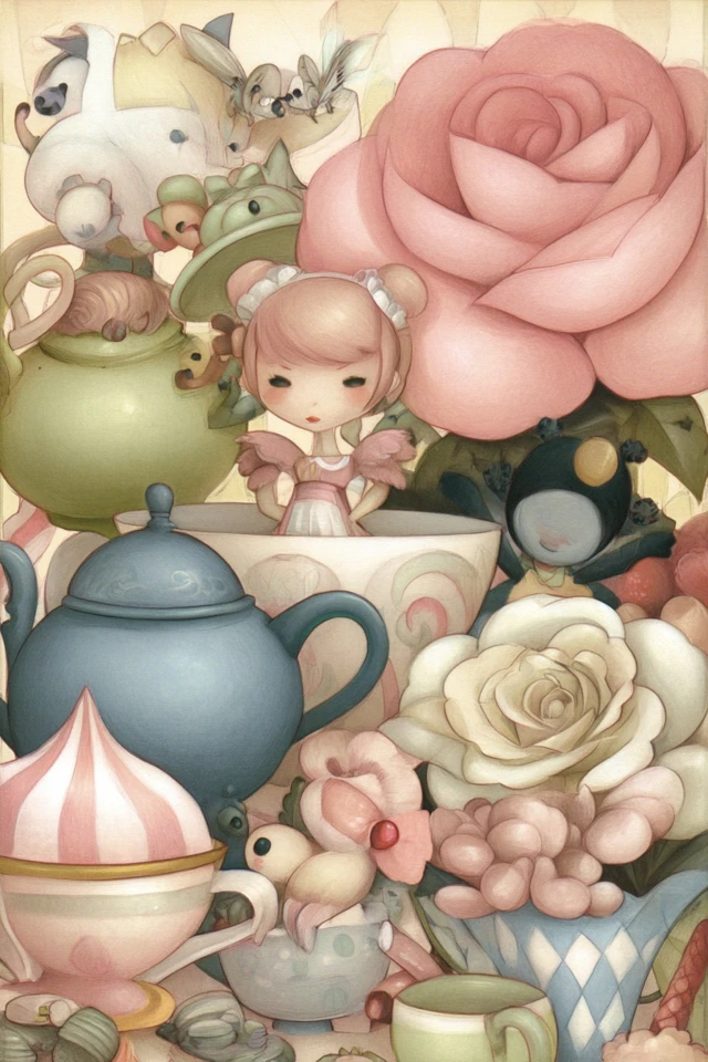 Whimsical Dreamland of Tea and Roses - Image 3