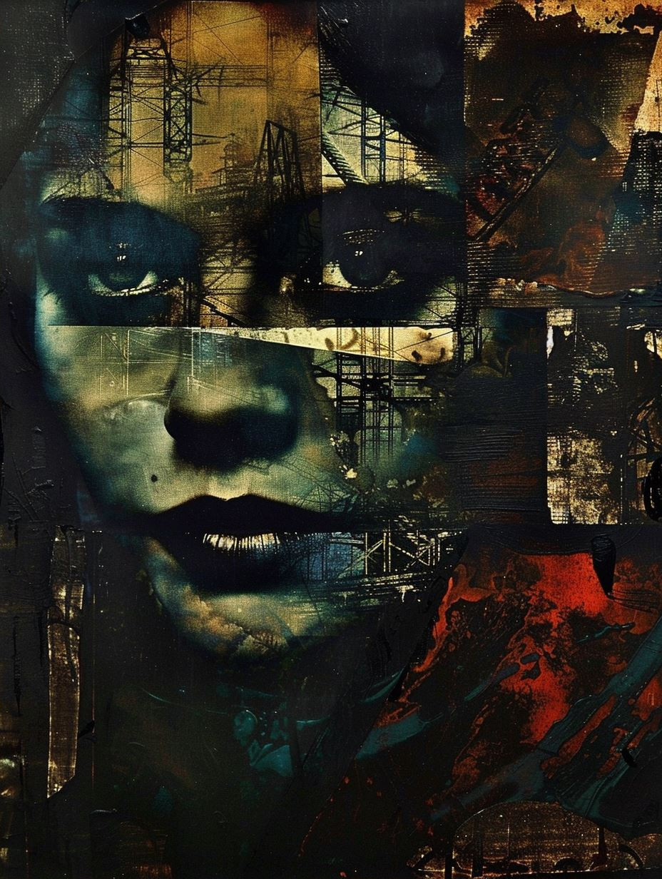 Fragmented Echoes of Dark Beauty - Image 2