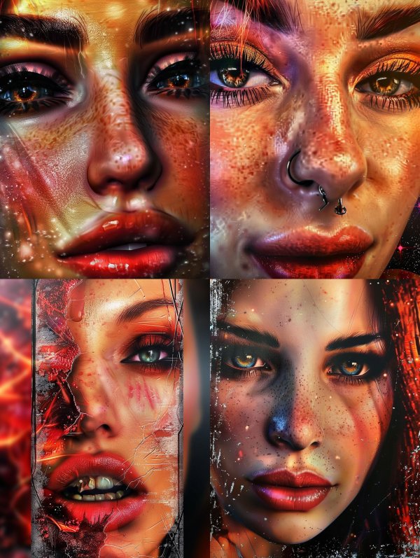 Ethereal Gaze in Liquid Light