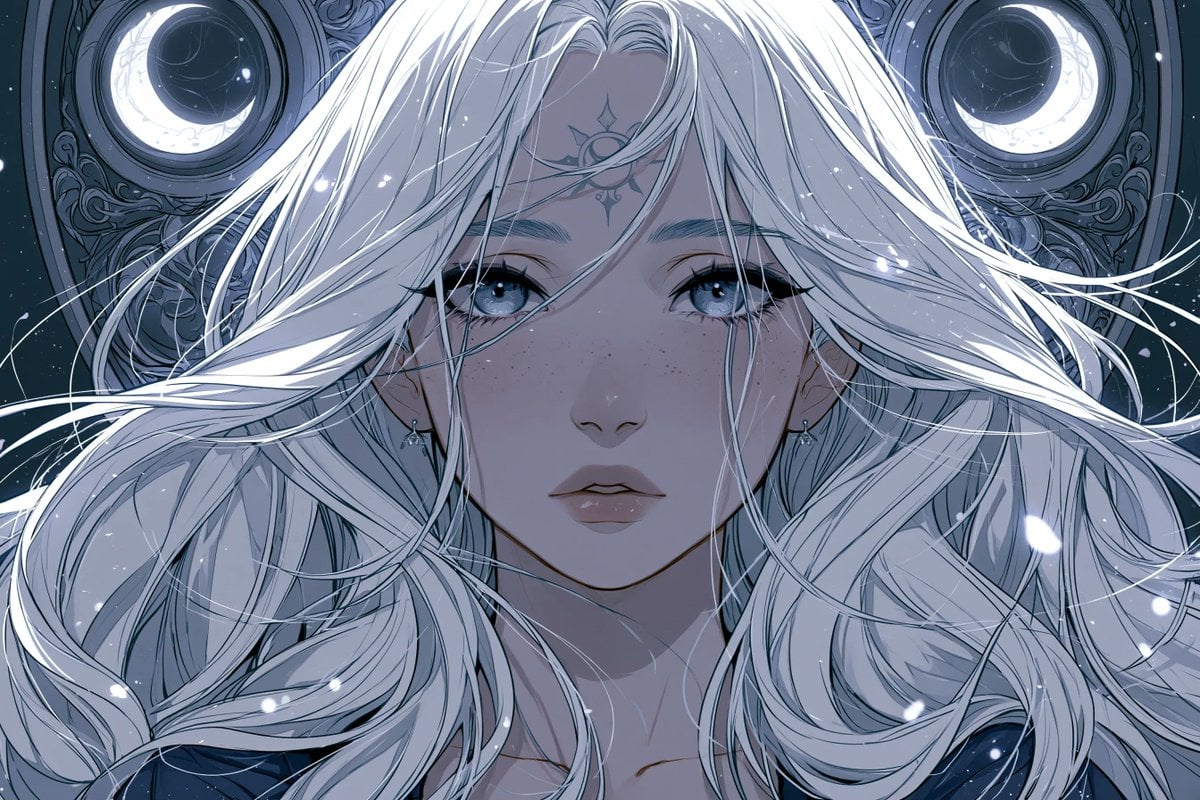 Gothic Melancholy Shoujo Portrait