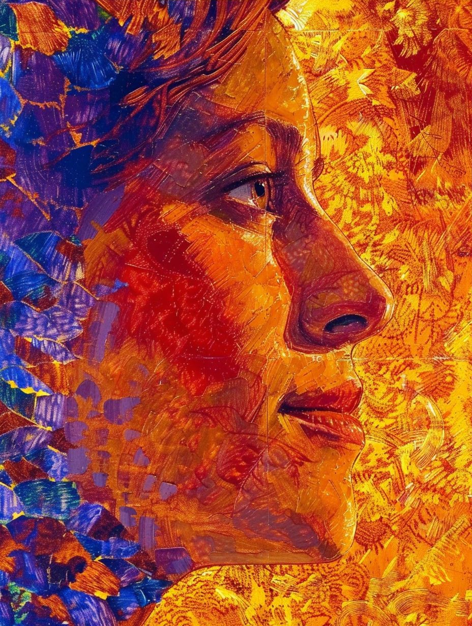 Golden Mosaic Portrait of Soul - Image 3