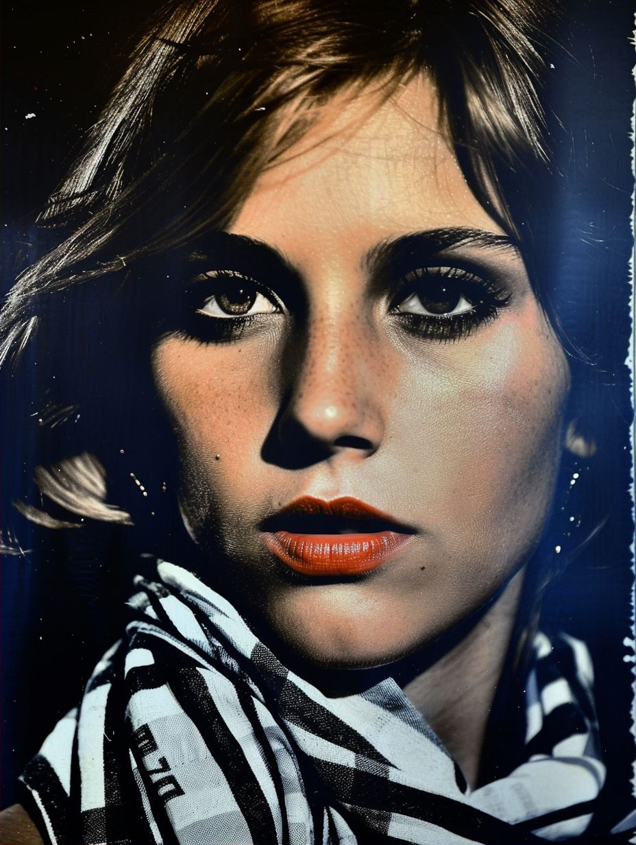 Neon Noir Pop Art Portrait - Image 2