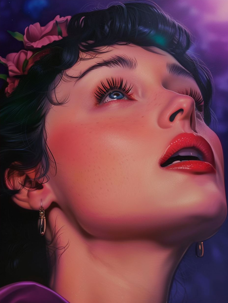Neon Dreams: Ethereal Portraits - Image 4