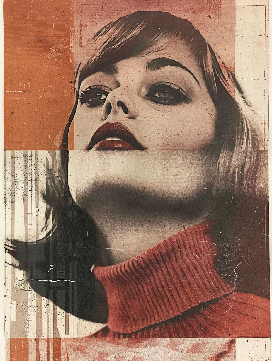 Vintage Collage Muse - Image 1