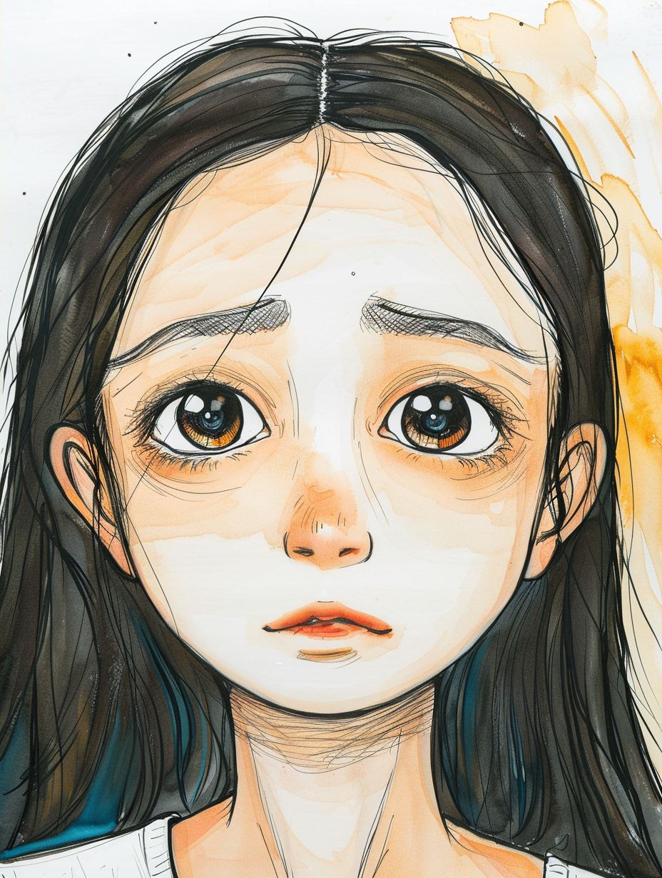 Melancholy Gaze Anime Portraits - Image 4