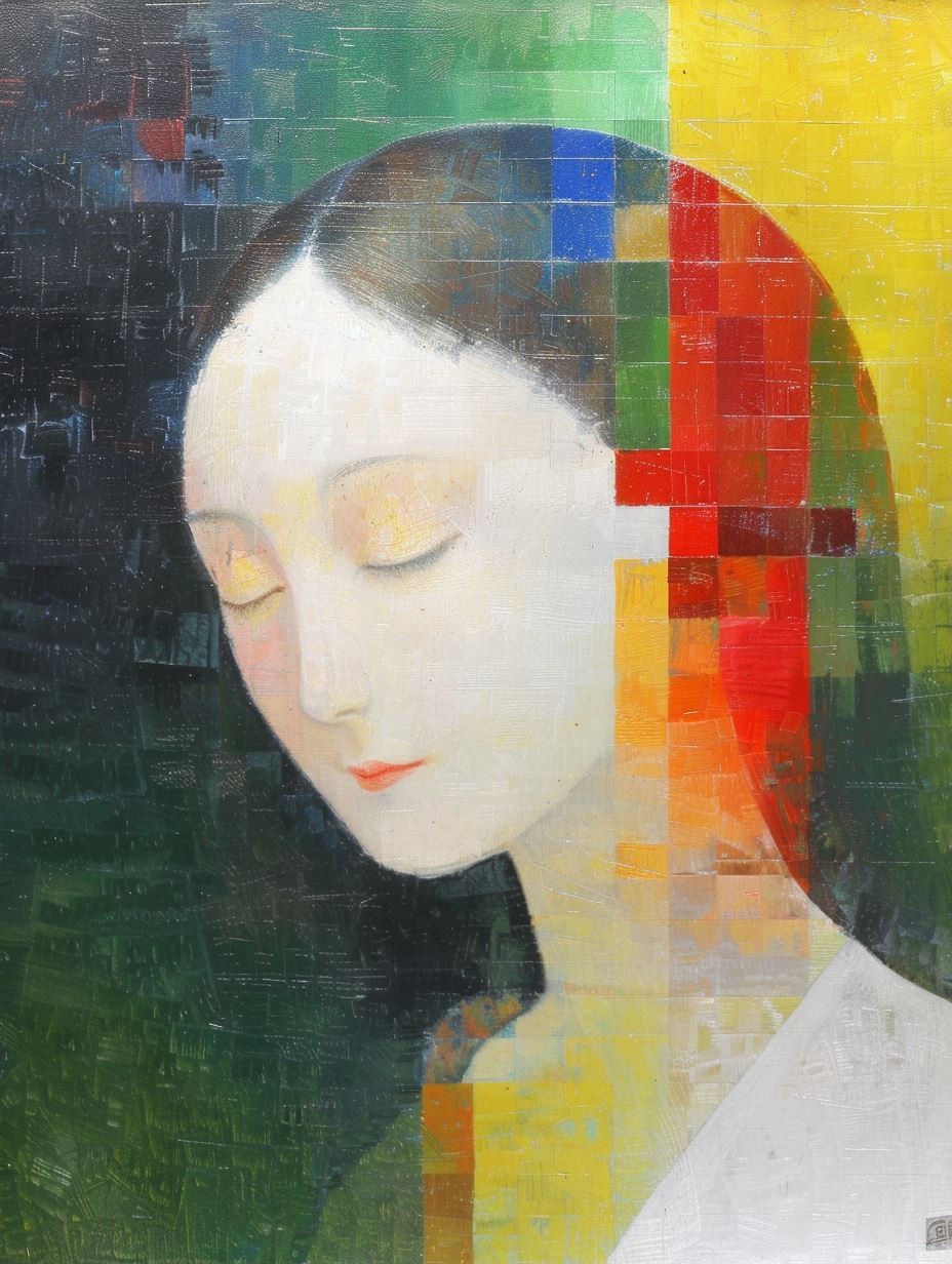 Fragmented Serenity in Color - Image 1