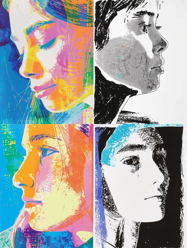 Prismatic Portraits in Contrast