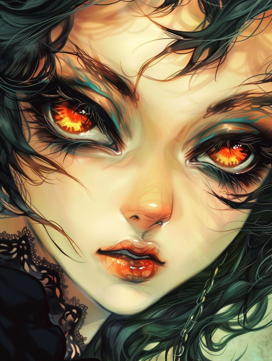 Haunting Gaze of Ethereal Souls - Image 1