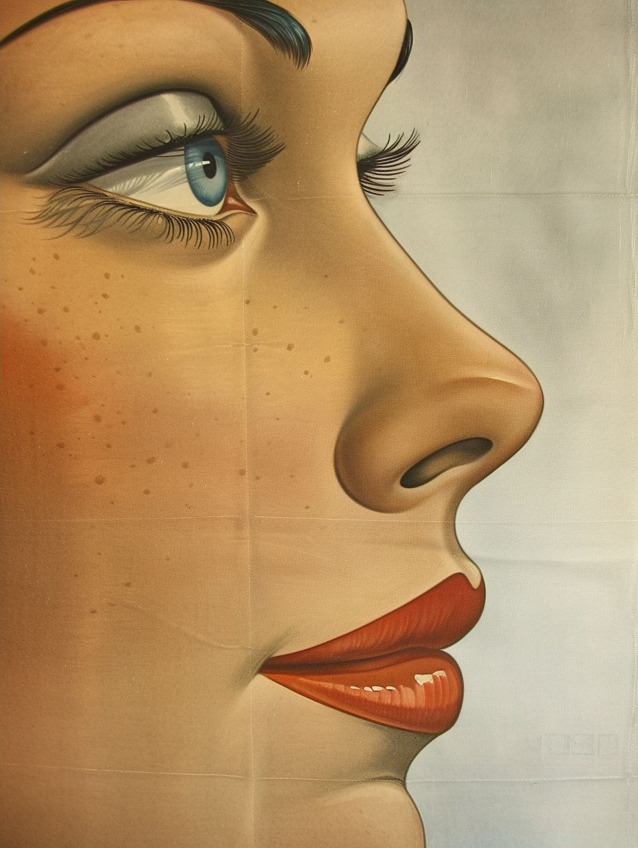 Vintage Glamour Portrait Study - Image 2