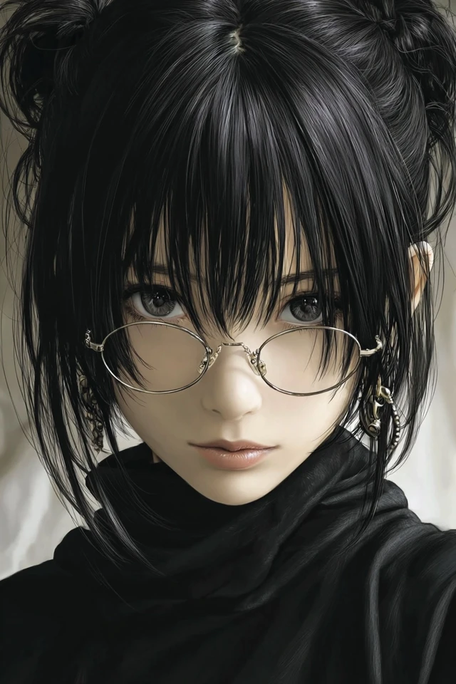 Dark Elegance Portrait - Image 1