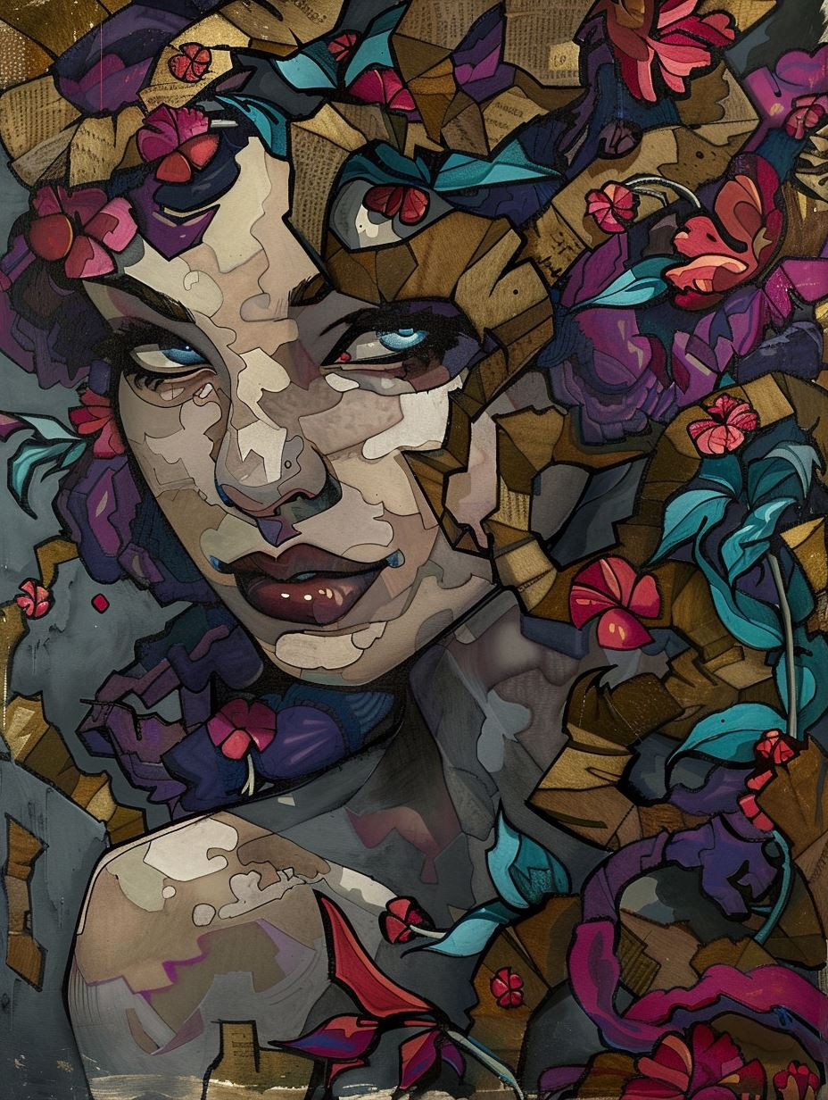 Fragmented Floral Muse - Image 1