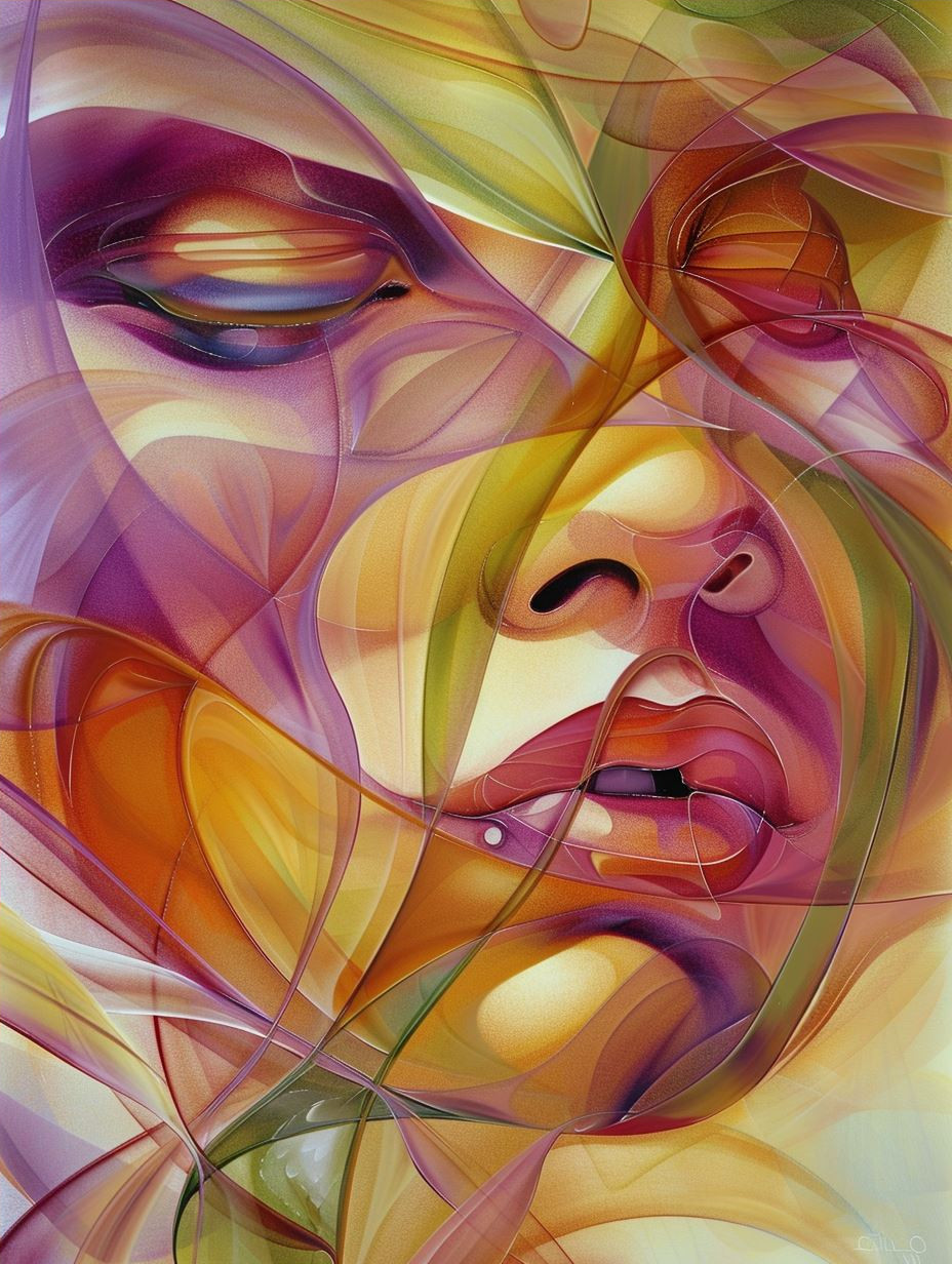 Ethereal Swirls of Human Emotion - Image 4