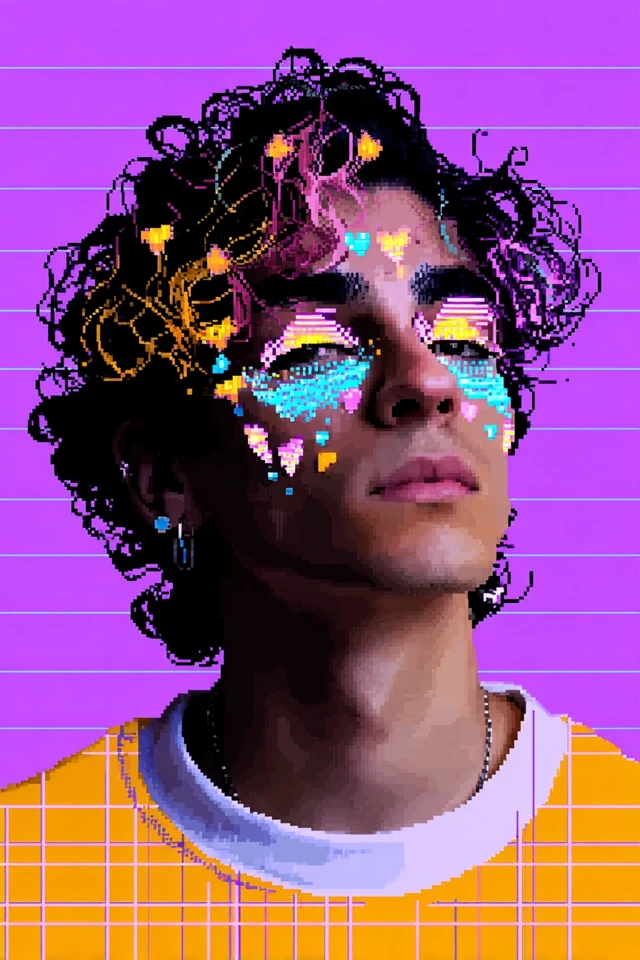 Neon Glitch Dream - Image 1