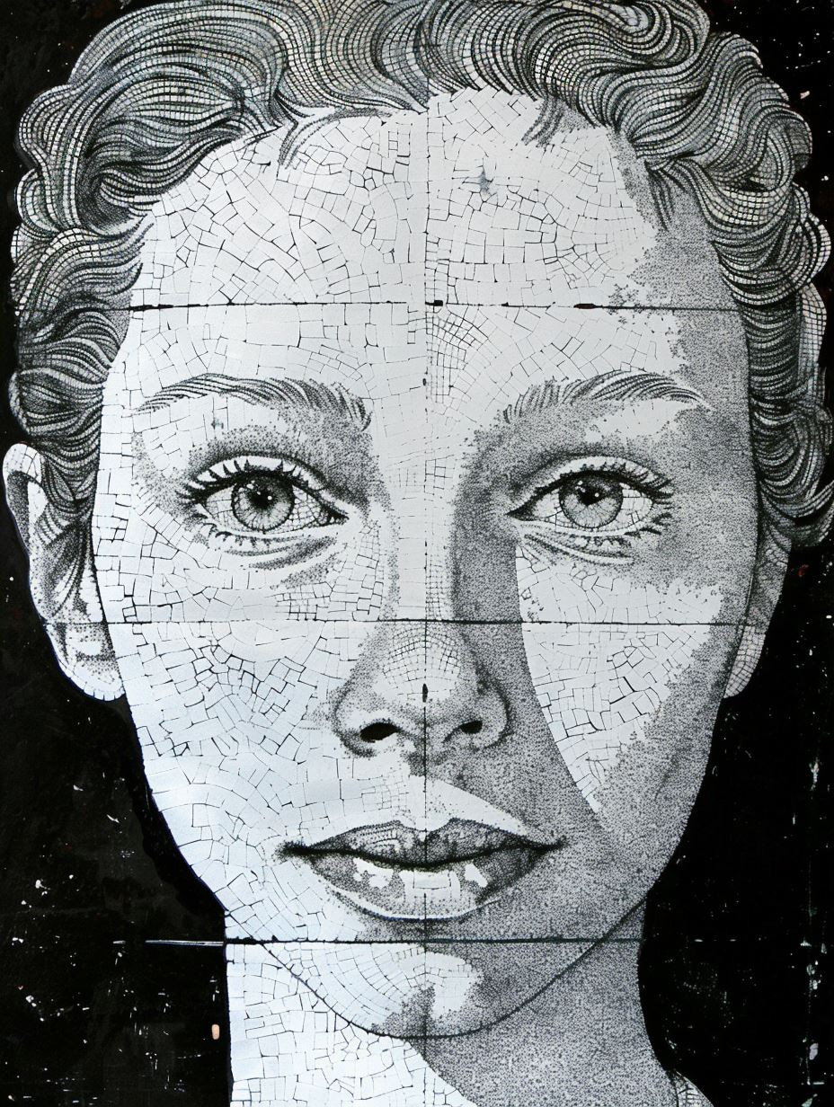 Fragmented Portraits in Ink - Image 4