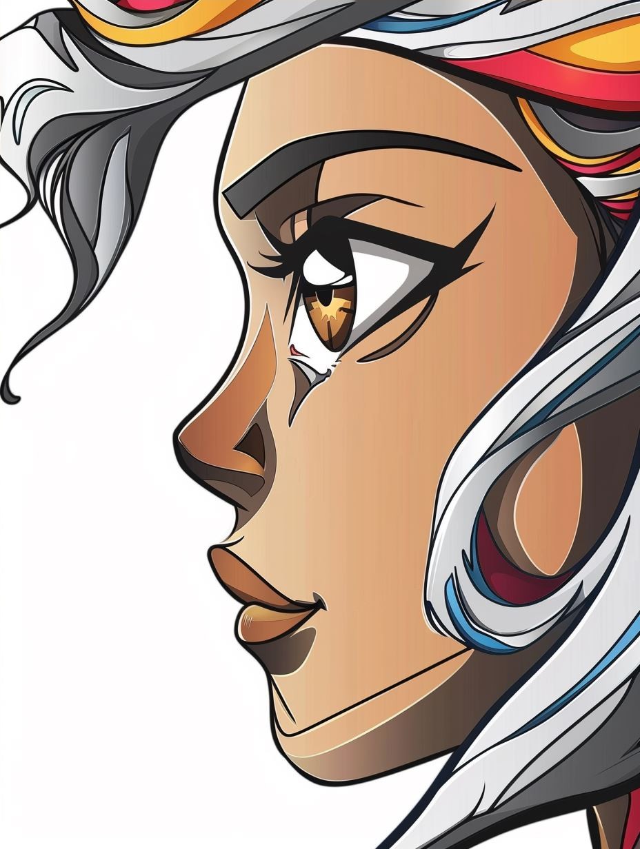 Amber Gaze Anime Art - Image 4
