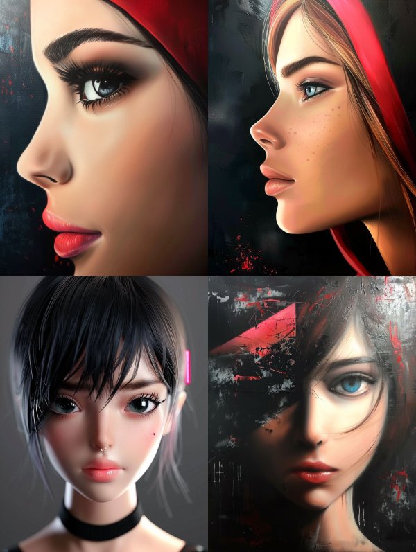 Ethereal Portraits of Crimson Grace