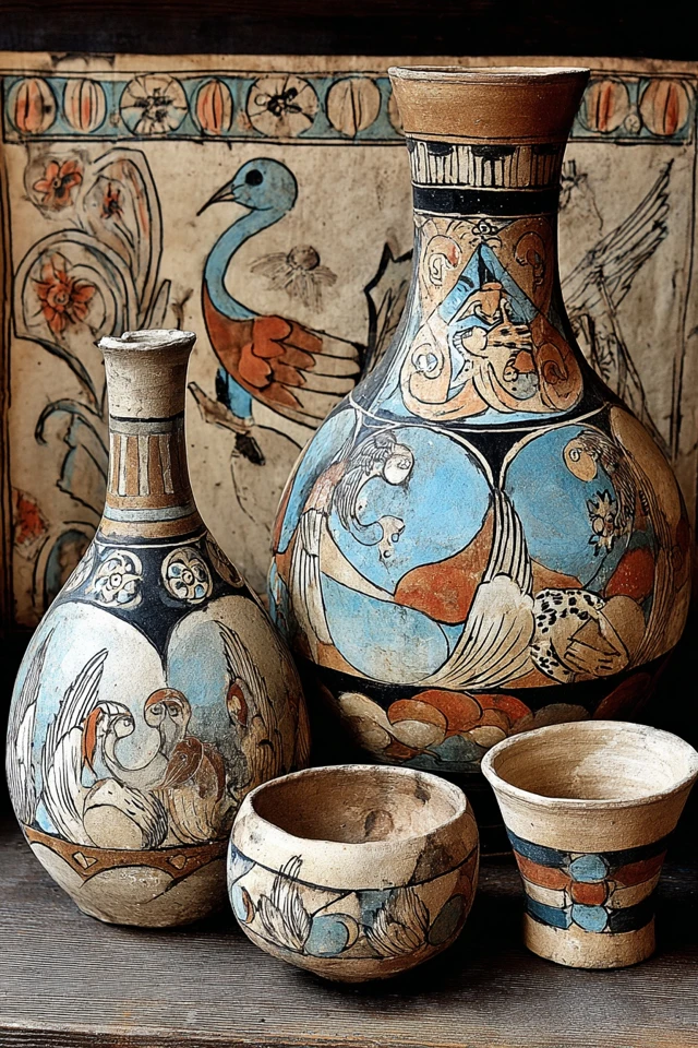 Ancient Cracked Fresco - Image 3