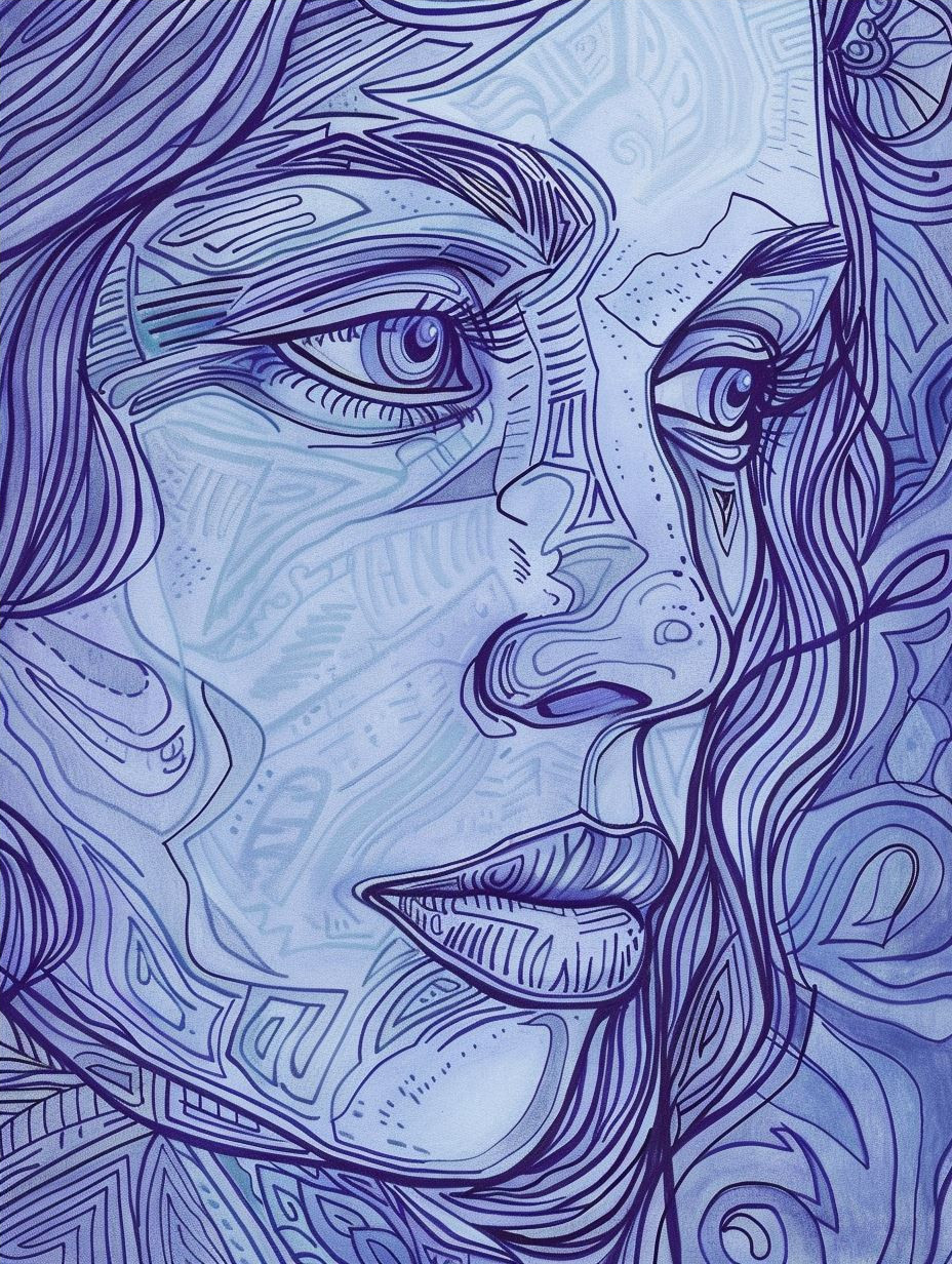 Violet PsychedelicContours - Image 4